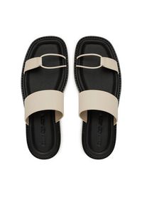 Calvin Klein Jeans Klapki Rope Sandal Soft Lth Mg YW0YW01864 Écru. Materiał: skóra