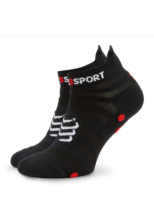 Compressport Skarpety Niskie Unisex Pro Racing Socks v4.0 Ultralight Run Low XU00051B Czarny. Kolor: czarny. Materiał: poliamid, materiał. Sport: bieganie