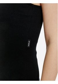 Replay Sukienka dzianinowa W9074.000.23587 Czarny Slim Fit. Kolor: czarny. Materiał: bawełna #2