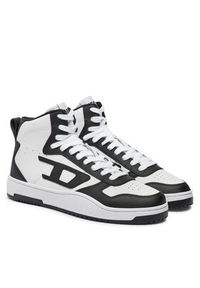 Diesel Sneakersy S-Ukiyo V2 Mid Y03364 P5576 H1532 Biały. Kolor: biały. Materiał: skóra #6