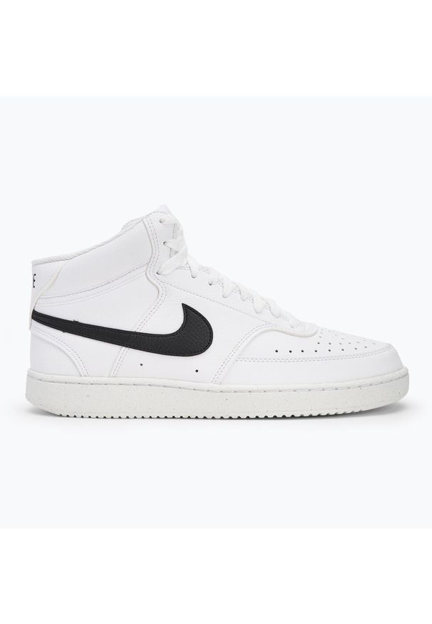 Nike - Buty na co dzień męskie NIKE COURT VISION MID wysokie. Okazja: na co dzień. Kolor: biały. Model: Nike Court