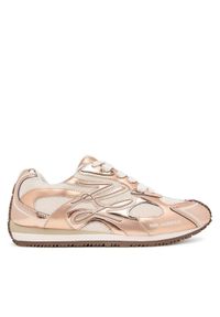 Karl Lagerfeld - KARL LAGERFELD Sneakersy Velocette KL63925 Różowe złoto. Kolor: złoty, różowy, wielokolorowy. Materiał: skóra