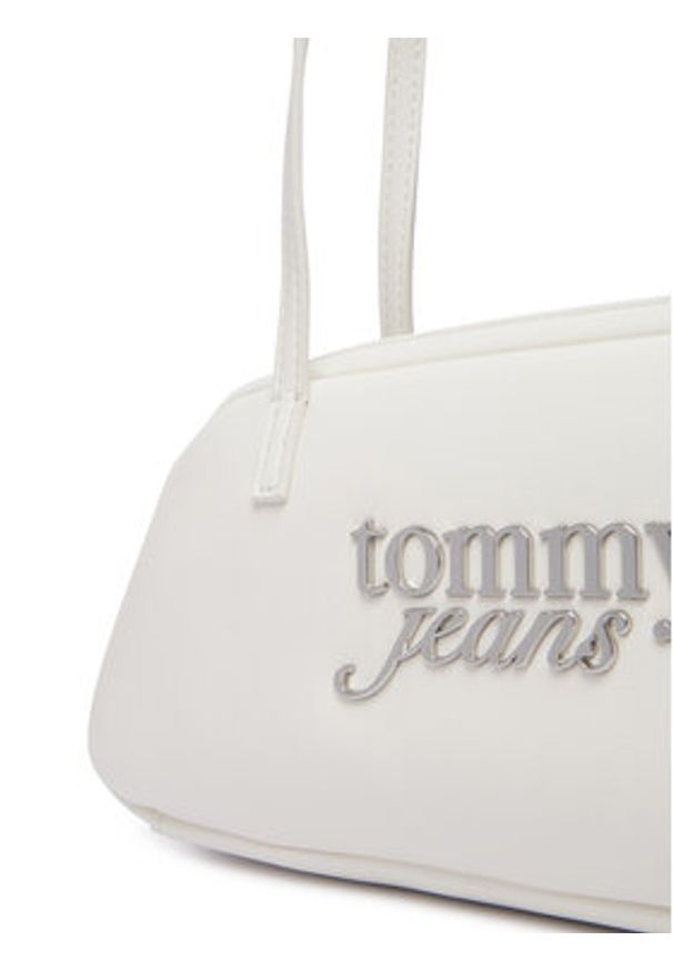 Tommy Jeans Torebka Tjw Bold Shoulder Bag AW0AW18787 Biały. Kolor: biały. Materiał: skórzane