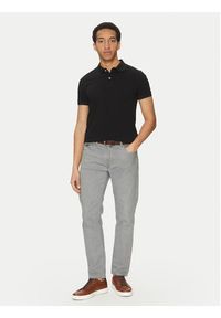 Geox Polo M5511B T3240 F9000 Czarny Regular Fit. Typ kołnierza: polo. Kolor: czarny. Materiał: bawełna #4