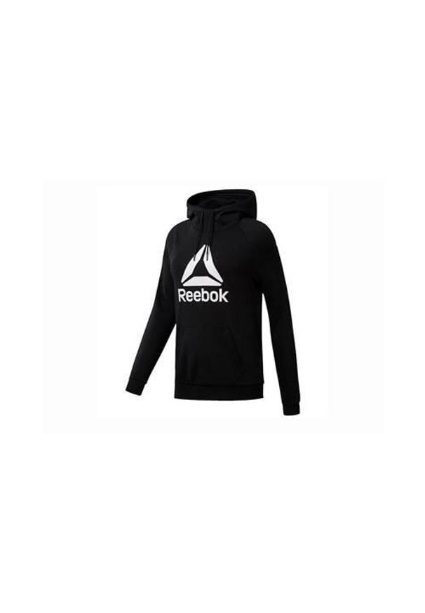 Bluza sportowa damska Reebok Wor Delta Oth. Typ kołnierza: kaptur. Kolor: czarny. Materiał: polar. Sezon: zima