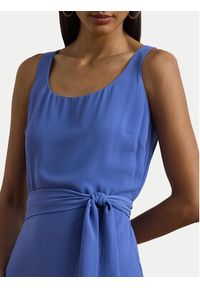 Lauren Ralph Lauren - LAUREN RALPH LAUREN Sukienka codzienna 250909378005 Niebieski Regular Fit. Okazja: na co dzień. Kolor: niebieski. Materiał: syntetyk. Typ sukienki: proste. Styl: casual #3