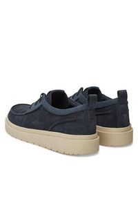 Clarks Półbuty Polden Moc 26180866 Granatowy. Kolor: niebieski. Materiał: zamsz, skóra #6