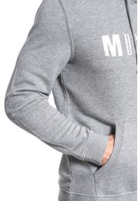 Mustang - MUSTANG BLUZA Hoody MID GREY MELANGE 1006289 4140. Typ kołnierza: kaptur