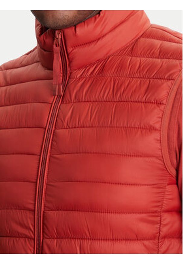 United Colors of Benetton - United Colors Of Benetton Kamizelka 2TWDUJ00P Czerwony Regular Fit. Kolor: czerwony. Materiał: syntetyk