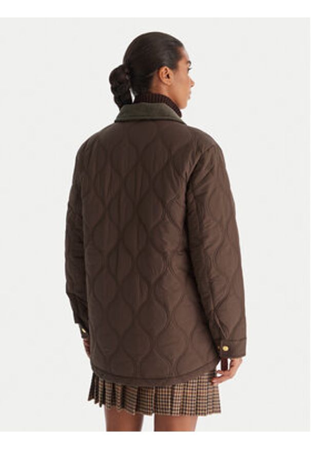 Hunter Kurtka przejściowa Witton HARW0004252 Brązowy Regular Fit. Kolor: brązowy. Materiał: syntetyk