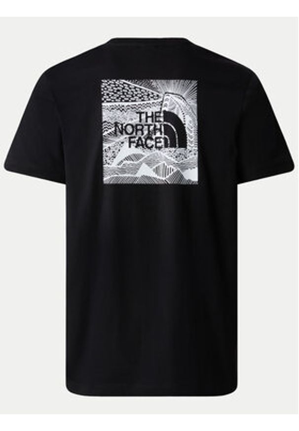 The North Face T-Shirt Redbox NF0A87NV Czarny Regular Fit. Kolor: czarny. Materiał: bawełna