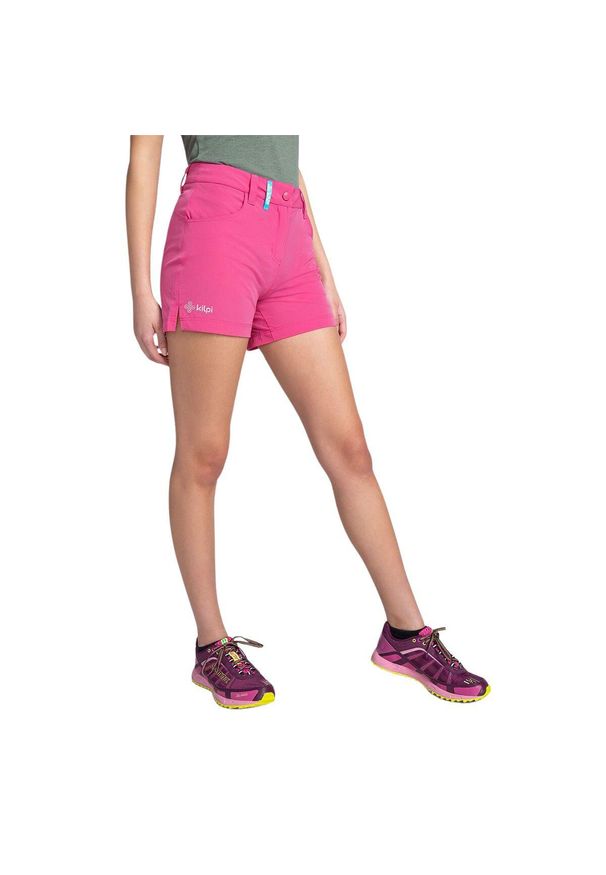 Szorty damskie Kilpi Bree. Kolor: różowy. Materiał: nylon. Sezon: lato. Sport: turystyka piesza