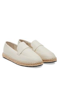 Calvin Klein Espadryle Espadrille W/Ck Hw - Lth HW0HW02390 Écru. Materiał: skóra