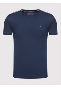 TOMMY HILFIGER - Tommy Hilfiger T-Shirt UM0UM00562 Granatowy Regular Fit. Kolor: niebieski. Materiał: bawełna