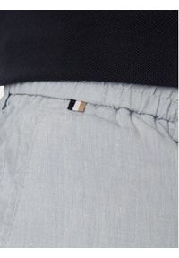 BOSS Szorty materiałowe Kane1 50557537 Niebieski jasny Regular Fit. Kolor: niebieski. Materiał: syntetyk, len #4