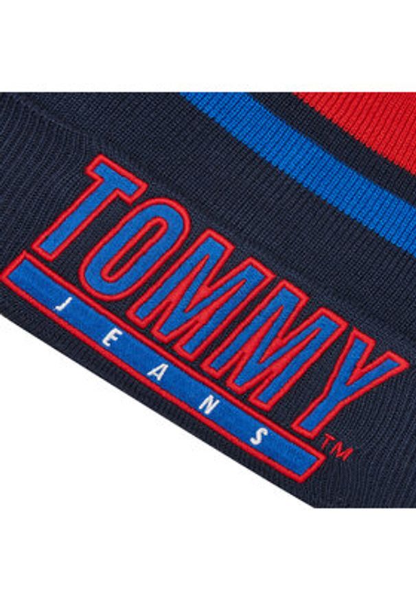 Tommy Jeans Czapka Heritage Stadium AM0AM10582 Granatowy. Kolor: niebieski. Materiał: akryl, materiał