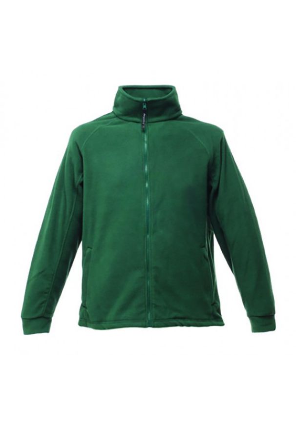 Regatta - Męska kurtka polarowa Thor III (Zielony butelkowy). Kolor: zielony. Materiał: polar. Sport: turystyka piesza