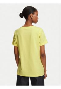 Liu Jo Sport T-Shirt TA6163 JS003 Żółty jasny Regular Fit. Kolor: żółty. Materiał: bawełna. Styl: sportowy #5