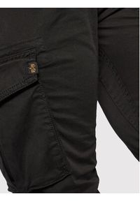 Alpha Industries Joggery Twill 116202 Czarny Regular Fit. Kolor: czarny. Materiał: bawełna #4