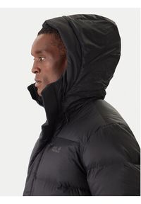 Jack Wolfskin Kurtka puchowa Icy Hill A65049 Czarny Relaxed Fit. Kolor: czarny. Materiał: syntetyk