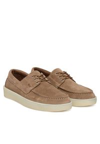 BOSS Półbuty Randal 50557725 Beżowy. Kolor: beżowy. Materiał: skóra, zamsz #3