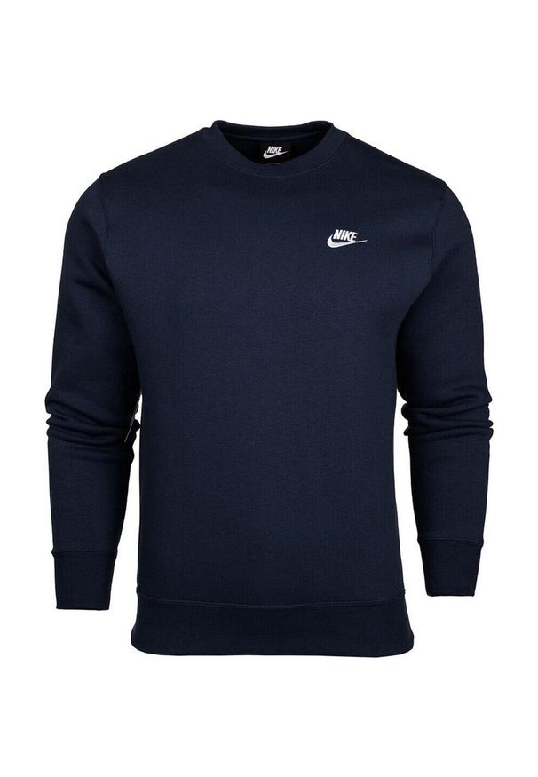 Bluza dresowa męska Nike Club Crew BB. Kolor: niebieski. Materiał: dresówka. Sport: fitness