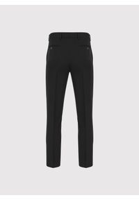Pako Lorente - PAKO LORENTE – Czarne spodnie ganiturowe. Kolor: czarny. Materiał: poliester, elastan, wiskoza. Wzór: gładki. Styl: elegancki, młodzieżowy #9