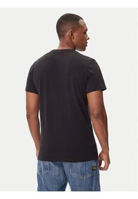G-Star RAW - G-Star Raw T-Shirt Spray Logo D26833-D101 Czarny Regular Fit. Kolor: czarny. Materiał: bawełna #5