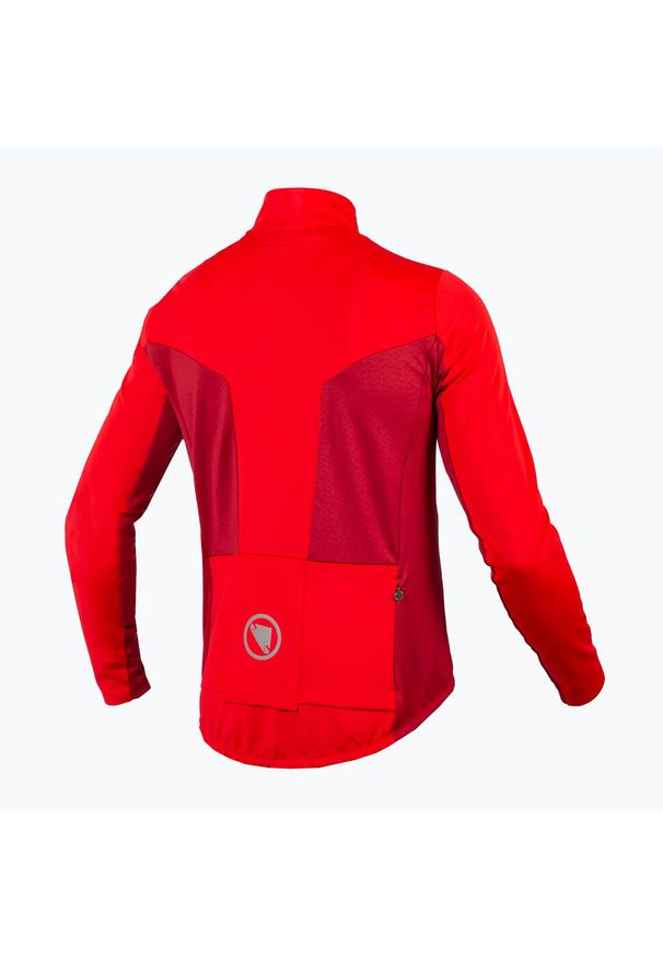 ENDURA - Bluza rowerowa męska Endura FS260-Pro Roubaix. Kolor: czerwony, pomarańczowy, wielokolorowy. Sport: kolarstwo
