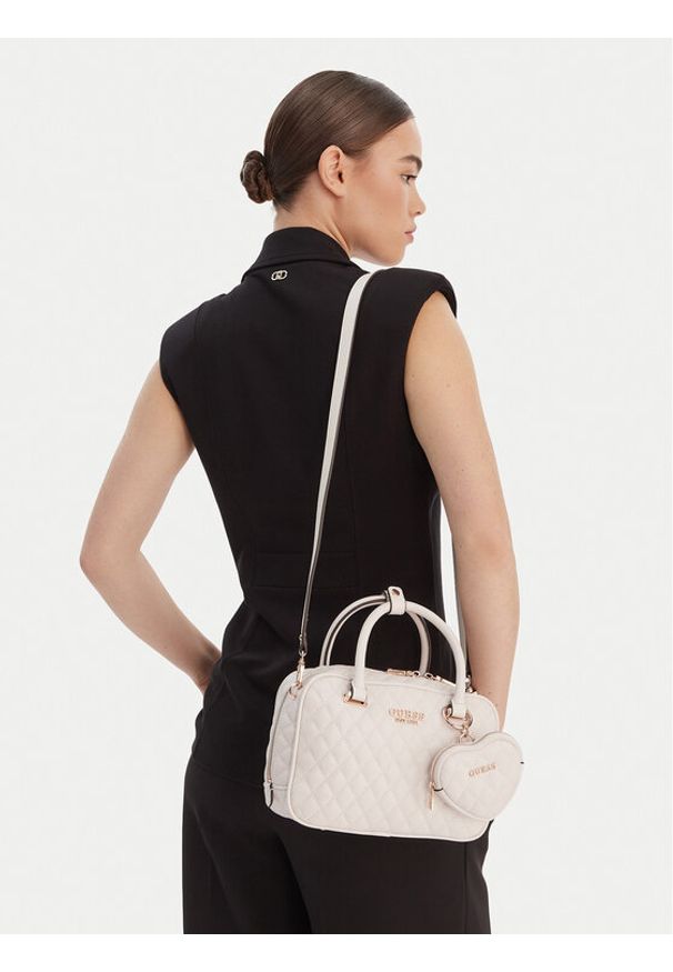 Guess Torebka Atabey HWQG98 94050 Écru. Materiał: skórzane