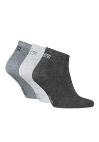 Puma Zestaw 3 par niskich skarpet unisex 938624 Szary. Kolor: szary. Materiał: bawełna, materiał