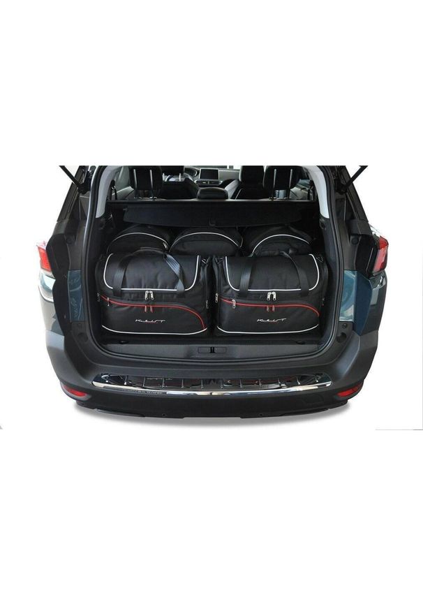 KJUST - Torby Do Bagażnika Peugeot 5008 2017-2024 5Szt Kjust. Kolor: czarny. Styl: sportowy