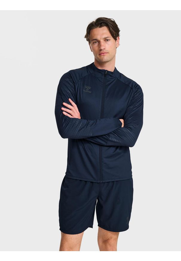 Kurtka sportowa lekka Hummel Pro Training Zip Jacket. Kolor: niebieski