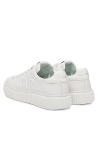Karl Lagerfeld - KARL LAGERFELD Sneakersy KL24225 Biały. Kolor: biały. Materiał: skóra #3