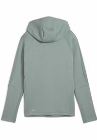 Puma - Damska rozpinana bluza z kapturem EVOSTRIPE PUMA Green Moon. Typ kołnierza: kaptur. Kolor: zielony #2