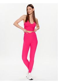 DKNY Sport Legginsy DP2P3052 Różowy Classic Fit. Kolor: różowy. Materiał: syntetyk. Styl: sportowy