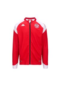 Kappa - Kurtka z dresu Tunisie Arun Pro 7 2024. Kolor: wielokolorowy, biały, czerwony. Materiał: dresówka. Sport: piłka nożna #1