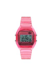 Adidas - adidas Zegarek AO Street Digital Two Crystal AOST25540 Różowy. Kolor: różowy. Styl: street #1