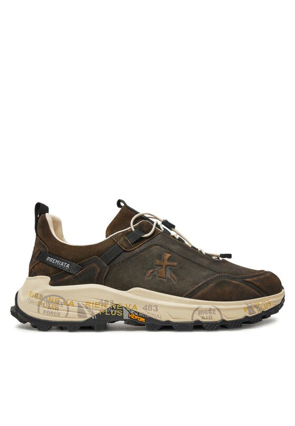 Premiata Sneakersy Cross 0.2 383 Czarny. Kolor: czarny. Materiał: zamsz, skóra