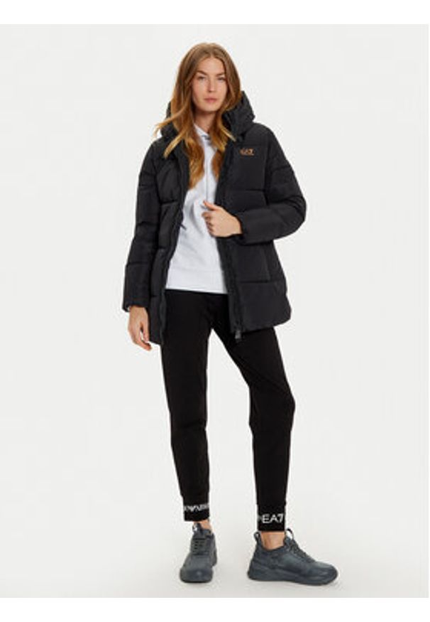 EA7 Emporio Armani Kurtka zimowa 6DTK03 TN8AZ 0210 Czarny Regular Fit. Kolor: czarny. Materiał: syntetyk. Sezon: zima