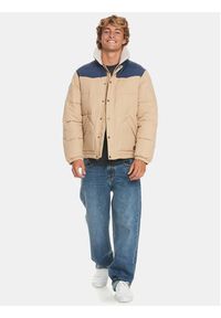 Quiksilver Kurtka puchowa The Puffer Jckt EQYJK03981 Beżowy Regular Fit. Kolor: beżowy. Materiał: syntetyk, bawełna #2