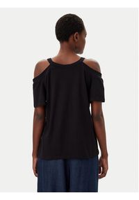 Liu Jo Sport T-Shirt TA5271 JS003 Czarny Regular Fit. Kolor: czarny. Materiał: bawełna. Styl: sportowy