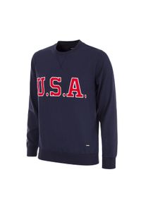 COPA FOOTBALL - Bluza piłkarska retro dla dorosłych USA 1934. Kolor: niebieski. Styl: retro