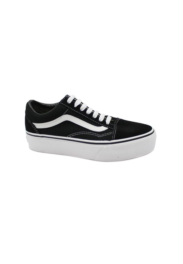 Tenisówki Vans Model Old Skool Platform Kolor Czarny. Kolor: czarny. Materiał: syntetyk, tkanina. Obcas: na platformie