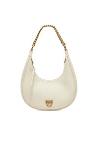 Pinko - PINKO Torebka Brioche Hobo Mini AI 24-25 PLTT 101433 A29Q Biały. Kolor: biały. Materiał: skórzane #1