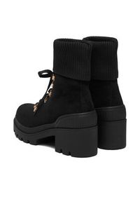 DeeZee Trzewiki 13103-2-BLACK SU Czarny. Kolor: czarny. Materiał: materiał #4