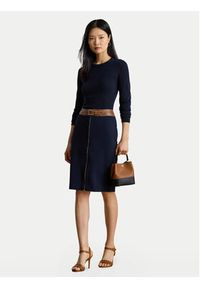 Lauren Ralph Lauren - LAUREN RALPH LAUREN Spódnica ołówkowa 200980024001 Granatowy Slim Fit. Kolor: niebieski. Materiał: wiskoza #3