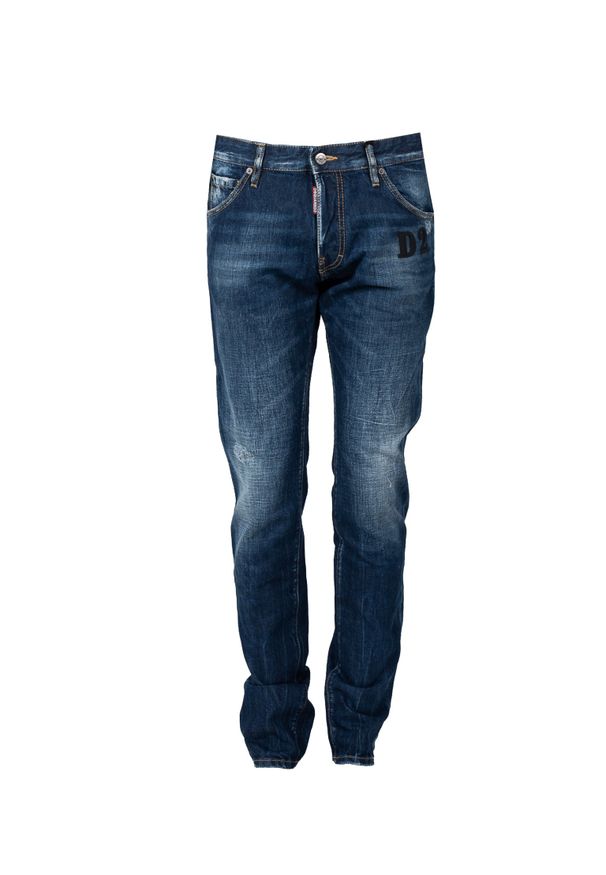 DSQUARED2 - Dsquared2 Jeansy "Cool Guy Jean" | S74LB1277 S30789 | Mężczyzna | Niebieski. Okazja: na co dzień. Kolor: niebieski. Wzór: aplikacja. Sezon: lato. Styl: elegancki, casual
