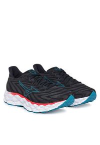 Mizuno Buty do biegania Wave Sky 8 J1GC2402 Czarny. Kolor: czarny. Materiał: materiał. Model: Mizuno Wave #4