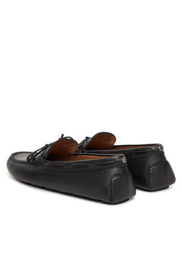 BOSS Mokasyny Roxanne 50548639 Czarny. Kolor: czarny. Materiał: skóra